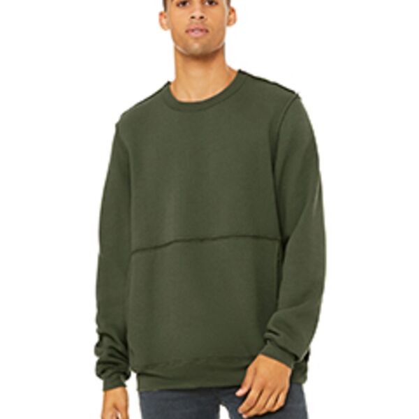 FWD Fashion Unisex Raw Seam Crewneck Pullover Thumbnail
