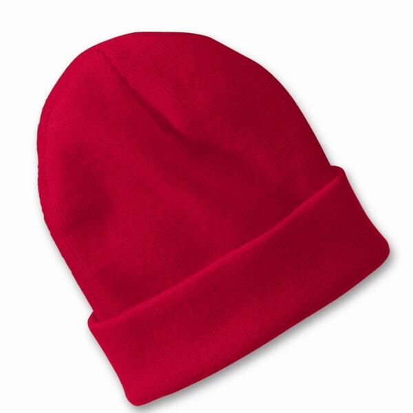 USA-Made 12" Knit Cuffed Beanie Thumbnail